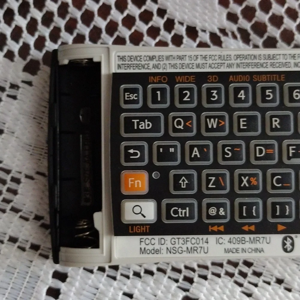 Sony Internet player remote